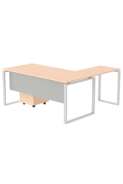 Mahmayi Carre 5116L Oak Modern Workstation