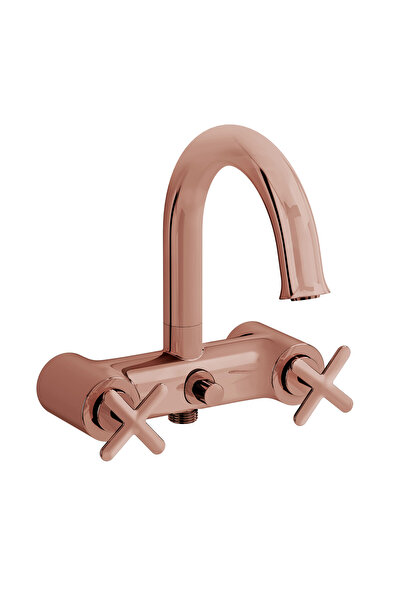 VitrA خلاط حمام من أوريجين كلاسيك A4289329، نحاس ناعم، نحاسي ناعم