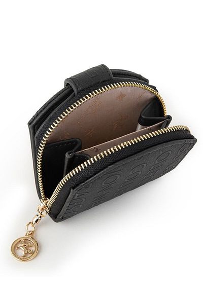 Nas Bag Women's Black Embossed Wallet - Multifunctional