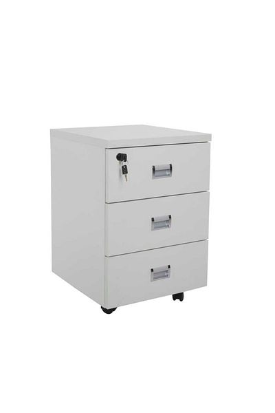 Mahmayi Carre 5116L White Modern Workstation