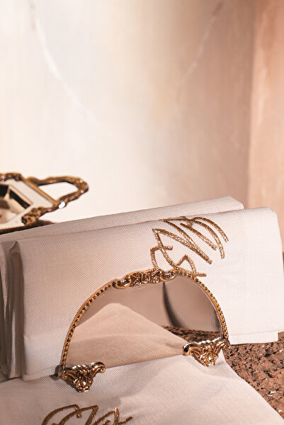 Karaca Home Karaca Cumhuriyet Yüzyılı Gmk Nakışlı Kumaş Peçete Seti 2'li