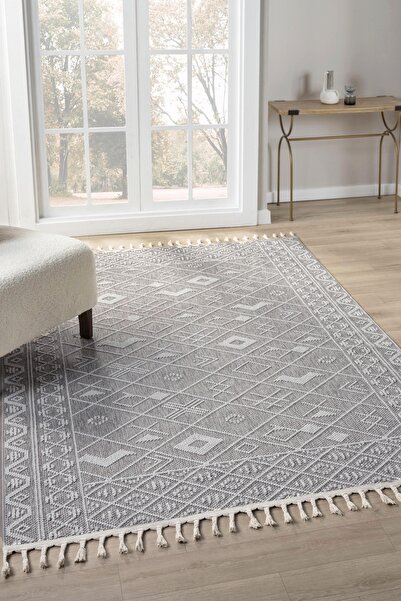 MELARİS HALI Cuban Yumuşak Örgü Bukle Modern Dokuma Halı Çocuk Oturma Odası Halısı Salon Mutfak Halısı