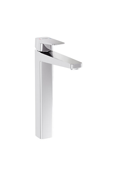 VitrA Root Square A42733Enr Blueco Lavabo Bataryası, Çanak, Krom