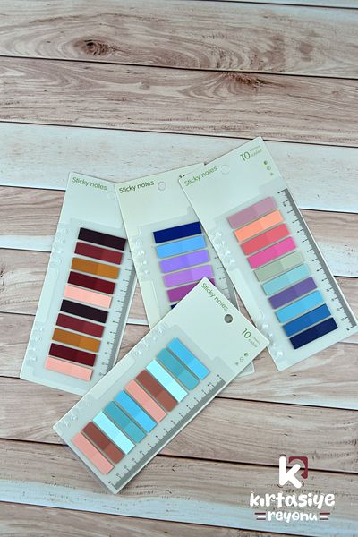 Kids Like 4 Set of 800 Colored Post-It Note Paper - Bookmark Stickers