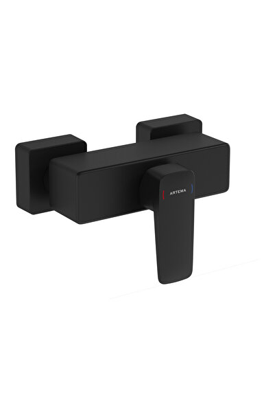 VitrA Artema Root Square A4276136 Duş Bataryası, Mat Siyah