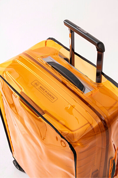 Trink Çanta Transparent Suitcase Cover and Suitcase Protective Case * Neon Color Pvc * Orange