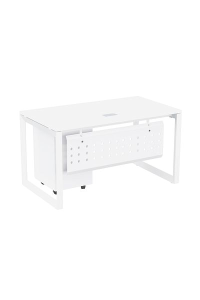 Mahmayi Vorm 136-14 White Modern Workstation