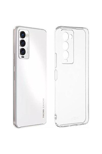 Apsuwa Tecno Camon 18 Kılıf Kamera Korumalı Süper Silikon