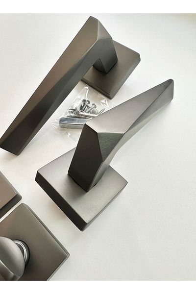 DOĞANLAR KAPI KOLLARI NATURES BRAND PRISM ROOM ANTHRACITE DOOR HANDLE