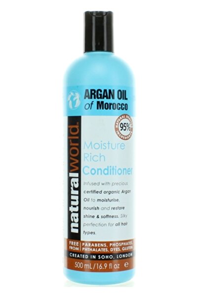 natural world Morocco Argan Oil Conditioner - 16.9Fl.Oz 500ml Conditioner