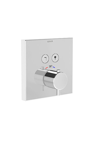 Artema خلاط حمام حراري مدمج من أكوا هيت A42746، مجموعة مثبتة على السطح، كروم