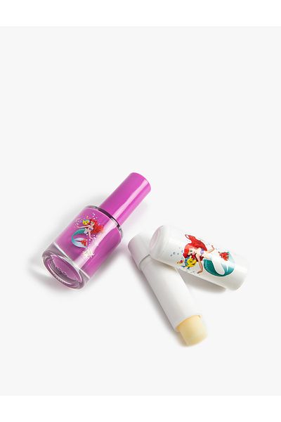 Koton Little Mermaid Ariel Themed Lip Moisturizer and Nail Polish Licensed