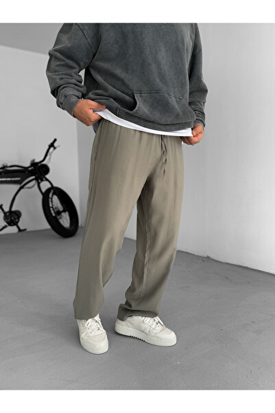 BYBASICMAN Широкі штани хакі - KE-7000 Подвійна тканина