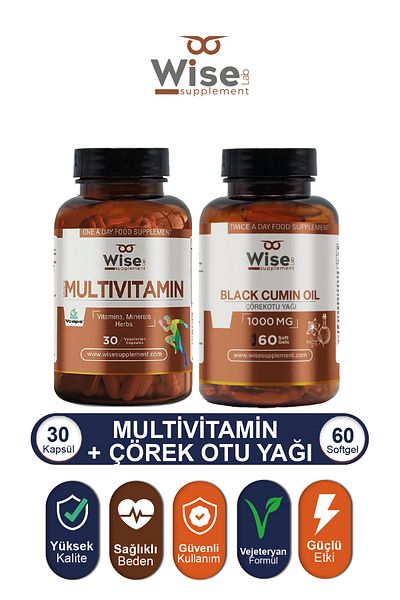 WiseLab Multivitamin + Black Cumin Oil