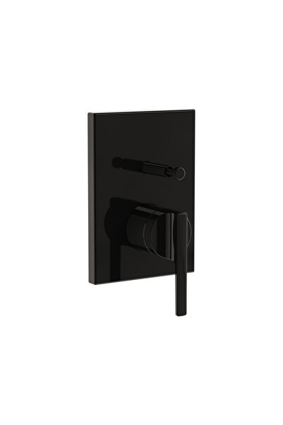 VitrA صنبور حمام مدمج طراز A4283839 (مجموعة مثبتة على السطح)، أسود لامع