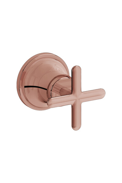 VitrA Origin A4290229 Classic Ankastre Stop Valf, Soft Bakır (Parlak)