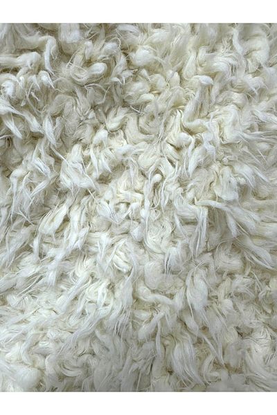 PLUSH STUDIO 100x150 cm Εισαγόμενο Cream Soft Lamb βελούδινο ύφασμα - Ελαφρύ