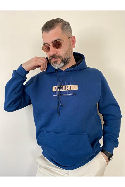 BENESSE три нитки товстий зимовий мінусет з вишивкою та капюшоном світшот