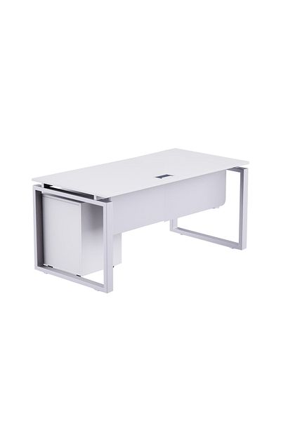 Mahmayi Carre 5114 White Modern Workstation