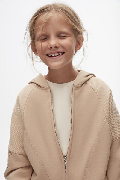 nk kids Nk Girl's Tiger Tracksuit Set 4-8 Years Old Camel