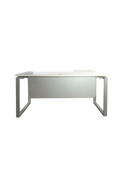 Mahmayi Carre 5116L White Modern Workstation Without Drawer