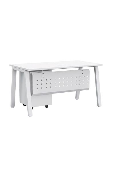 Mahmayi Bentuk 139-14 white Modern Workstation