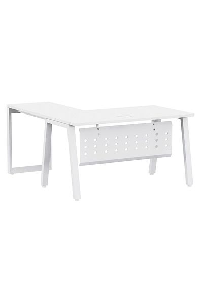 Mahmayi Bentuk 139-14L white Modern Workstation without drawer