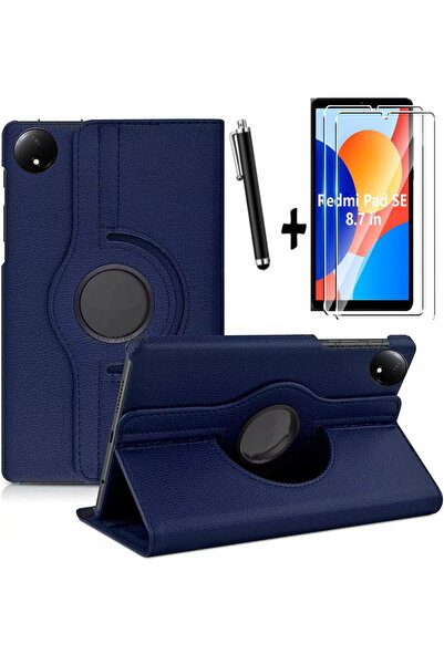 m.tk moveteck Xiaomi Redmi Pad Se 8.7 Inç Tablet Kılıf 360 Döner Pu Deri Stan...