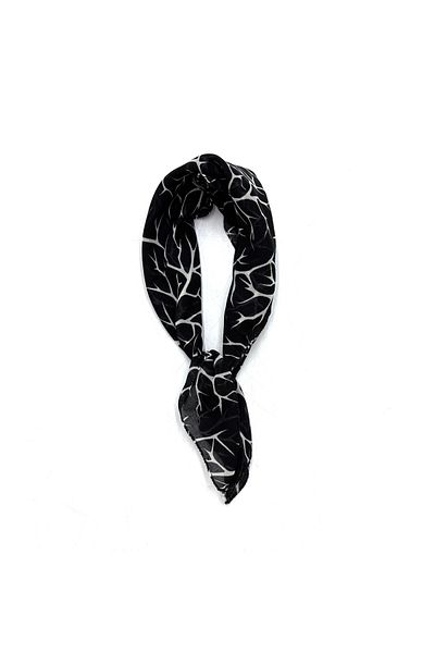 nazipek Bandana din bumbac cu model geometric 50x50cm Esarfa subtire
