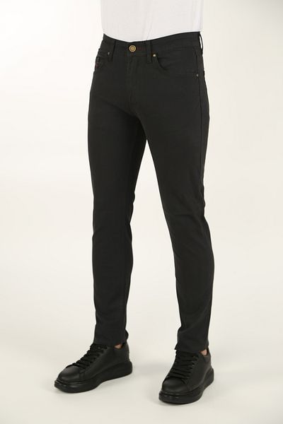 DAKSEL Men's 5 Pocket Classic Skinny Anthracite Jeans