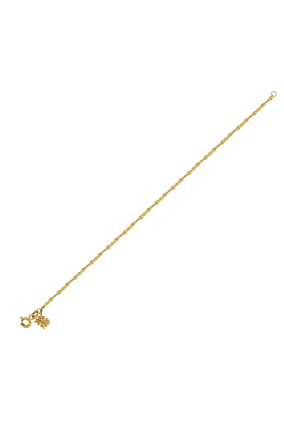 Ariş Altın Barış Sembolü İtalyan Boomerang Bileklik