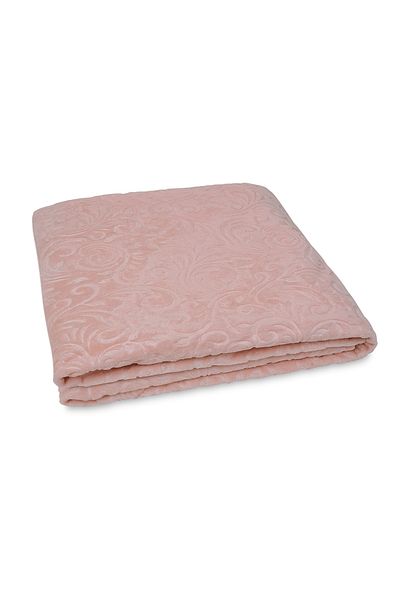 MİNK Κουβέρτα Double Mink Eco Emboss σε σκόνη - 220x240