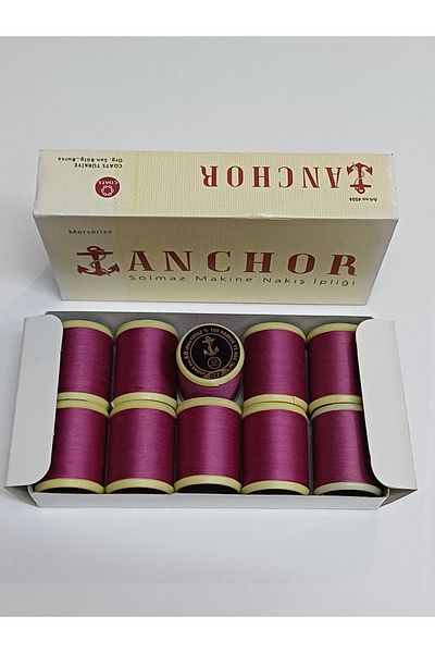 Anchor Koton Machine Embroidery Reel 10 Grams Box of 10 Color No:77