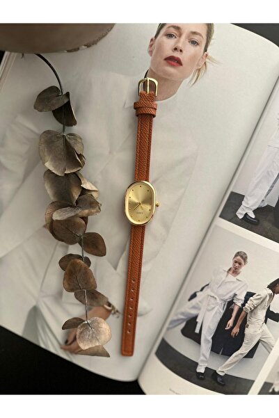 İnogge İnogge Taba Kordonlu Deri Kadın Kol Saati