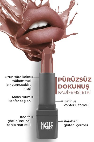 Alix Avien ALIX AVIEN MATTE LIPSTICK 407 DUSTY ROSE