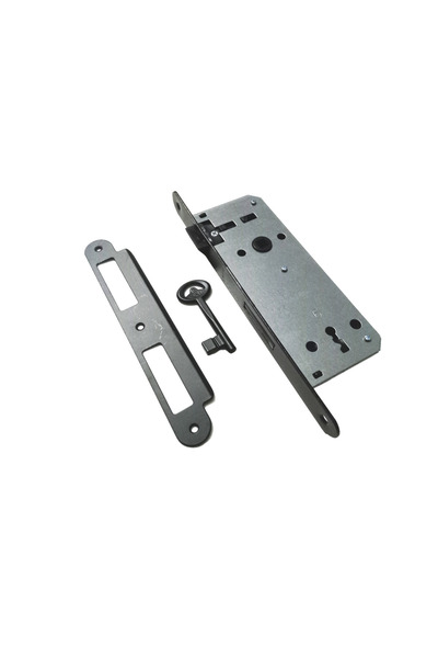 Nokta Mobaksaksesuar Sessiz 40mm Oval Oda Kilit Siyah