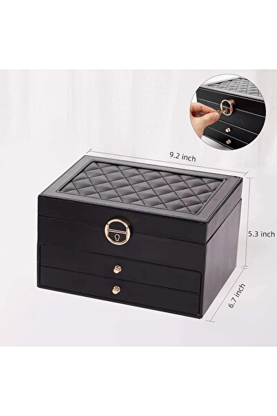 VARSTHREE Katmanlı Mücevher Kutusu - Şık ve Kişiselleştirilebilir Düzenleyici