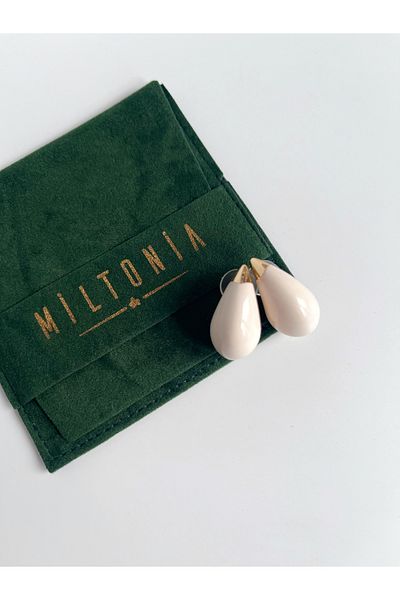 Miltonia Colorful Drop Model Steel Earrings