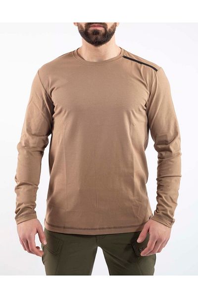 VAV WEAR Ανδρικό μακρυμάνικο μπλουζάκι εξωτερικού χώρου - Αδιάβροχο, μηδενικός λαιμός, βαμβακερή βάση04
