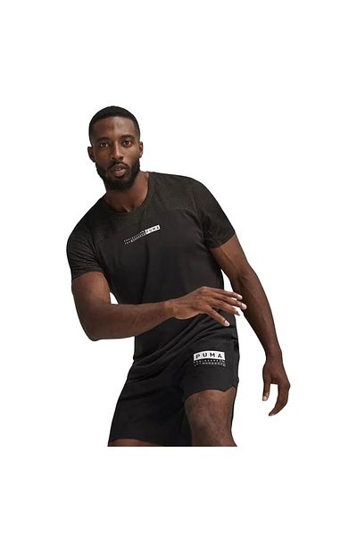 Puma Μαύρο αθλητικό μπλουζάκι 52486701