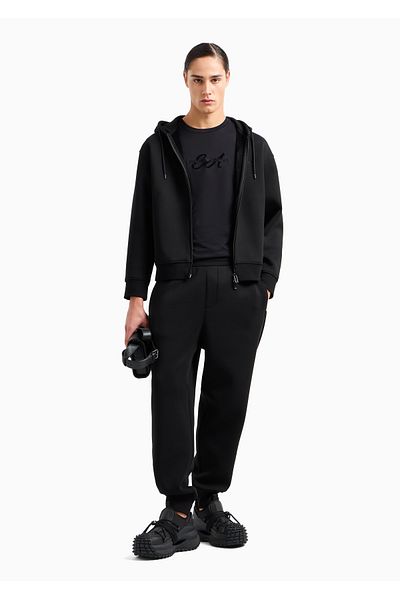 Emporio Armani بنطال رجالي قطن مريح - خصر مطاطي وأرجل 0999