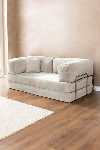 Doqu Home Living Fonksiyonel Koltuk Jumbo Ekru