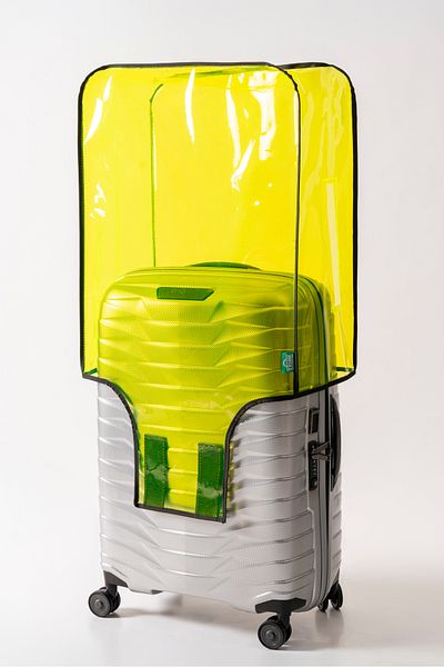 Trink Çanta Transparent Suitcase Cover and Suitcase Cover * Neon Yellow Color Pvc *