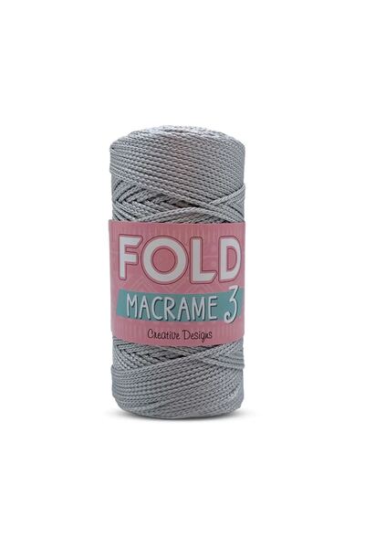 FOLD Yarn Makrome No:3 - 060 Polyester Makrome 1 Mm - 100 gr 115 M Supla Ip Ç...