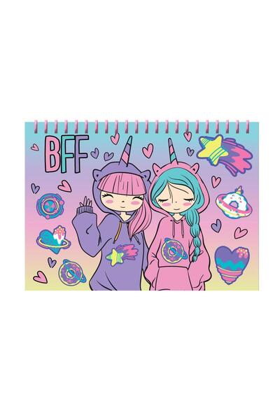 MUST BFF KIZ BOYAMA SETİ ( 54x47cm )