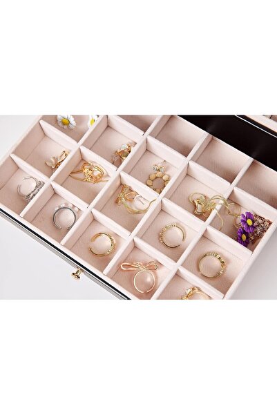 VARSTHREE Katmanlı Mücevher Kutusu - Şık ve Kişiselleştirilebilir Düzenleyici