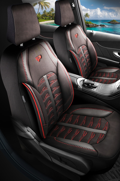 Panda Kılıf Panda Barbados Series Alkantra Fabric Car Seat Cover - Full Set