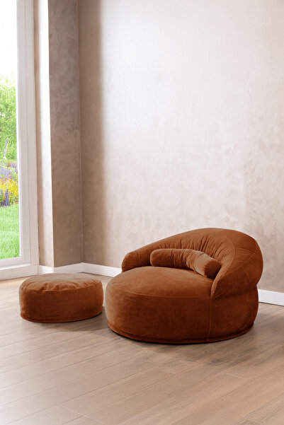 Doqu Home Living Puf Berjer Vista Kiremit