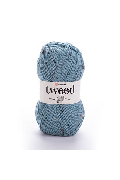 Yarnart TWEED - ΠΛΕΚΤΟ ΧΕΙΡΟΠΛΕΚΤΟ ΣΚΟΥΡΟ ΜΠΛΕ-234