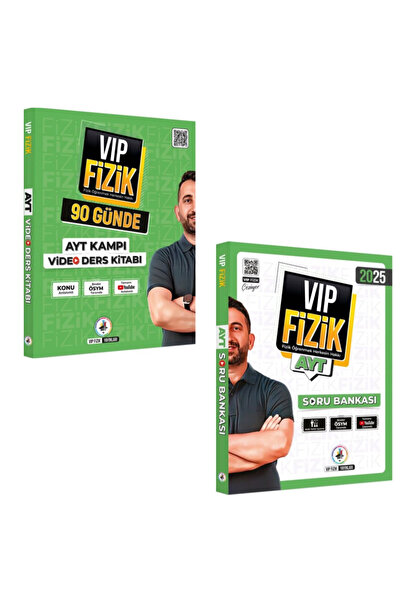 Irmak Yayınları ırmk 2025 VİP Fizik AYT Soru Bankası ve Video Ders Kitabı